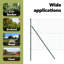 Euro Fence With 7 Posts Galvanised Steel-1314009039-1314009072