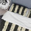 Ensemble de housse de couette transitionnel noir et blanc Pinstripe III-109160835