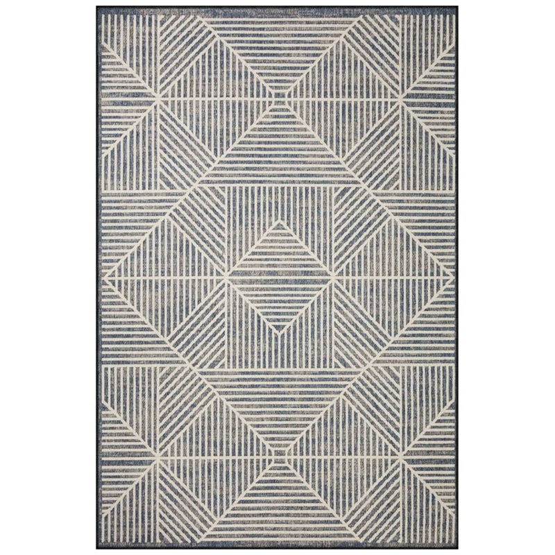 Tapis décoratif à rayures vertes, Sous-tapis rectangulaire 3 pi 11 po x 5 pi 11 po i