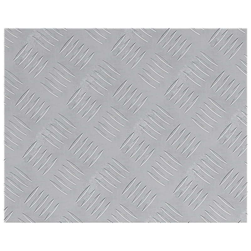 Silver Aluminium 0.3 Cm Stair Treads Rectangular, Rectangle 40cm x 50cm, 2
