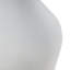 Lampe de table asymétrique en céramique grise voir ci-dessous