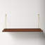 Ivory Rubberwood Bracket Shelf