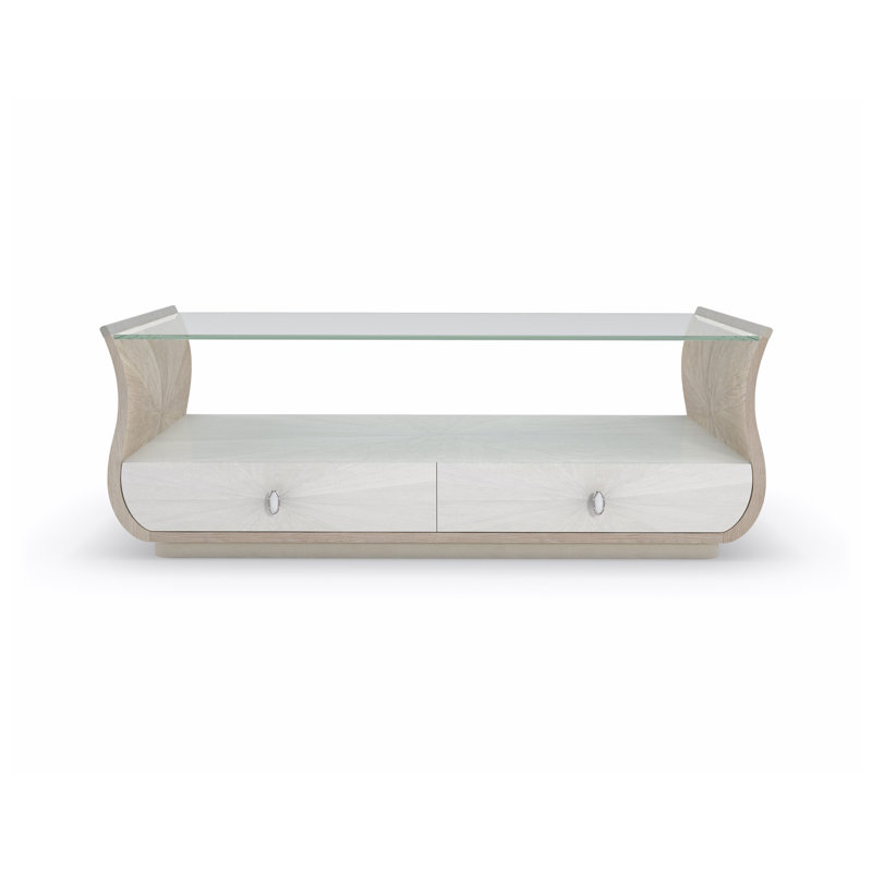 Table basse avec rangement au sol