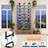 5-Tier Metal Shoe Rack 25 Pair, 33'' Wide Shoe Storage for Closet-836590904