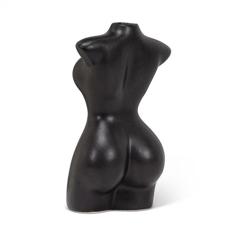 Body Bud Vase, Matte Black