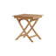 Bukovinka Square Teak Solid Wood Outdoor Dining Table - 70 cm W 70 cm D