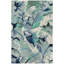 Tapis bleu touffeté à la main Walczak-421135539