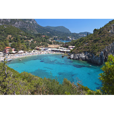 Paleokastritsa Beach - Wrapped Canvas Print
