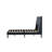 Double Backrest Platform Bed Frame With 51.2" Upholstered Headboard And Wooden Slats-134023735-134023737