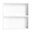 Meuble-lavabo de 61 cm pour salles de bain spacieuses - Meuble moderne sans lavabo, chêne blanc américain, compostable, finition brillante. Convient aux grandes salles de bain. Blanc compostable, résistant à la chaleur excessive.