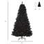 Sapin de Noël artificiel illuminé 7 pi avec branches réalistes et 1346 pointes, style Halloween