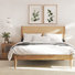 Besan Solid Wood 2 Piece Bedroom Set - Queen