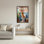 «Wet and Wild Dog On Toile Canvas», reproduction d'art sur toile tendue
