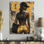 Gym Model Peak Performance I - Fashion Gym Girl, reproduction d'art murale-858024564-858024563