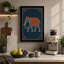 Ceremonial Elephant Eclectic - Wrapped Canvas-1666914532-1666914528