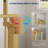 Single Handle Floor Tub Spout Bathroom Faucet with Diverter-113872774