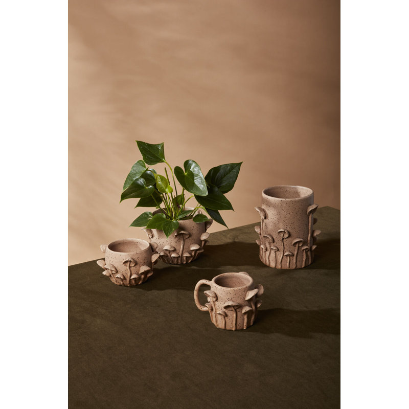 Pot de forêt, H 4,75 po x l 7,25 po x P 7,25 po