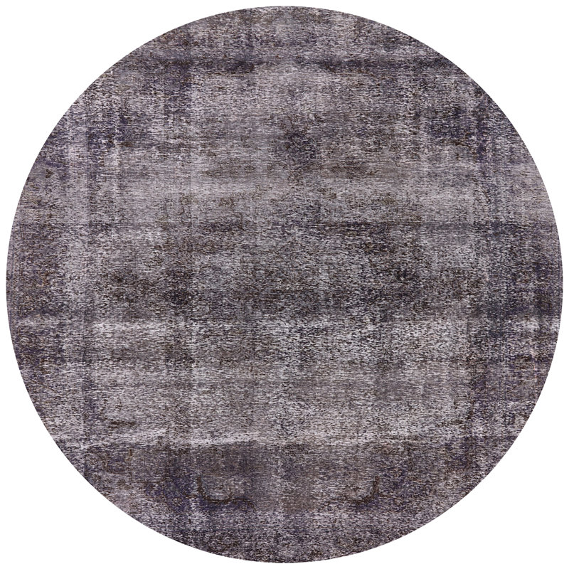 Tapis gris Ismene, Rond 8 pi