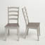 Chaise d'appoint en bois massif Bassett