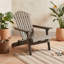 Folding Outdoors Wood Chair with Armrests-133222392