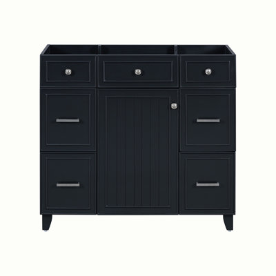 Meuble-lavabo 36 po avec armoire, sans lavabo