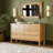 Ardin 6 Drawer Solid Wood Natural Dresser-335321842