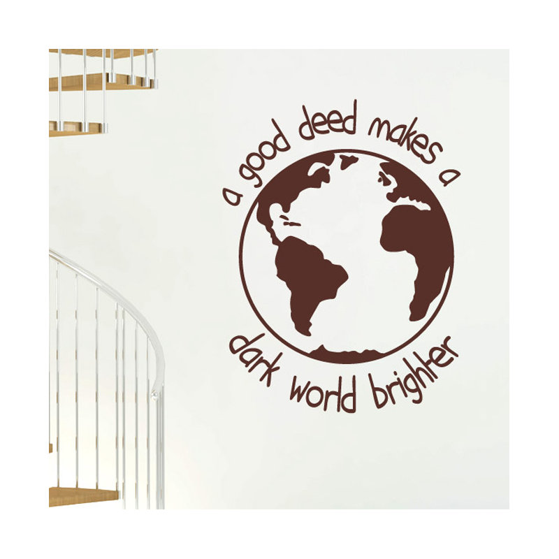 Wall Decal, Brown, Medium