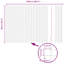 Clôture en fer gris vidaXL Euro 3,28 x 82,02 pi-132403329-132403330-132403342