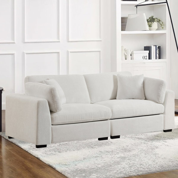 Latitude Run® Upholstered Sofa Wide Seat Modular Sofa Couch | Wayfair