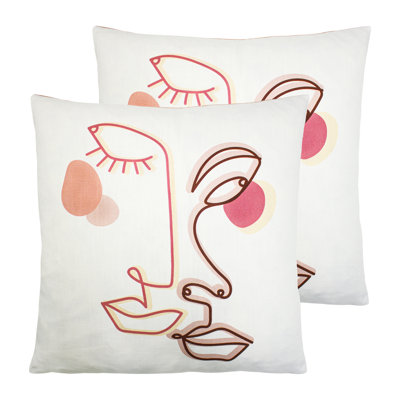 Abstract Square Throw Cushion