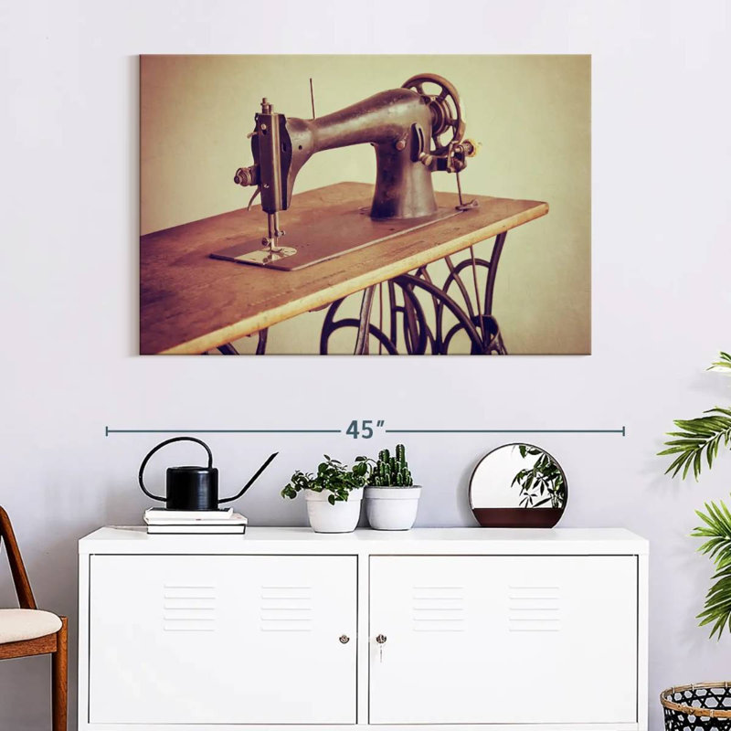 Senne Sewing Machine, 26" H x 39" W