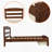 Granita Platform Storage Bed-1145888769