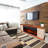 60'' W Traditional Faux Stone Electric Fireplace with 5118 BTU
