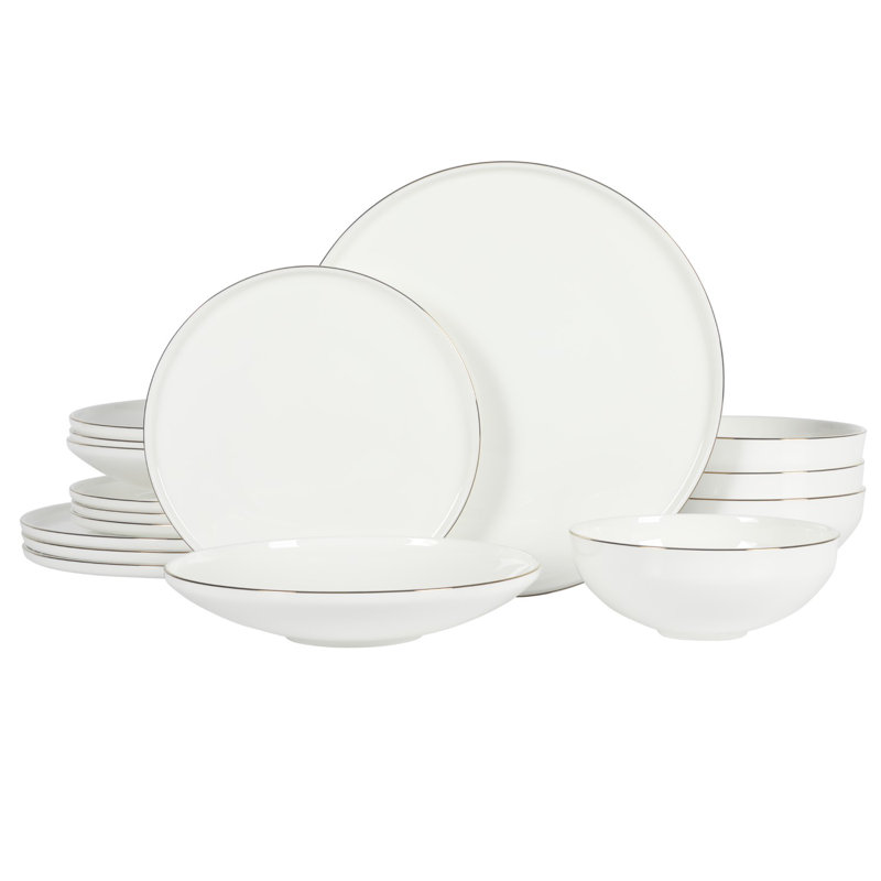 Service de table Gibson Elite Lana Bone China - Service pour 4