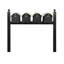 Balmoral Quad Mount Mailbox /w/ Ball Finials & Personalized Door Medallion (4 Mailboxes, Quad Mount Rack, 4 Medallions)-1925278164-1925472241