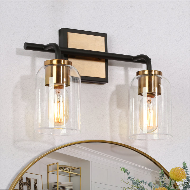 Éclairage de salle de bain à intensité variable 2 lumières Hazella