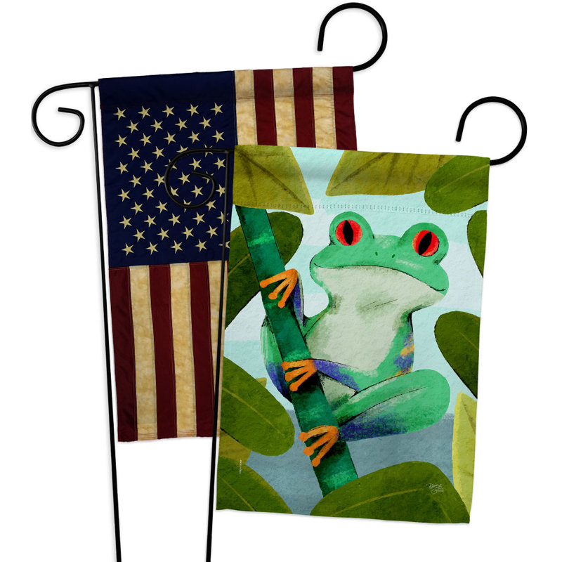 Double Sided 18.5'' H x 13'' W Polyester Garden Flag