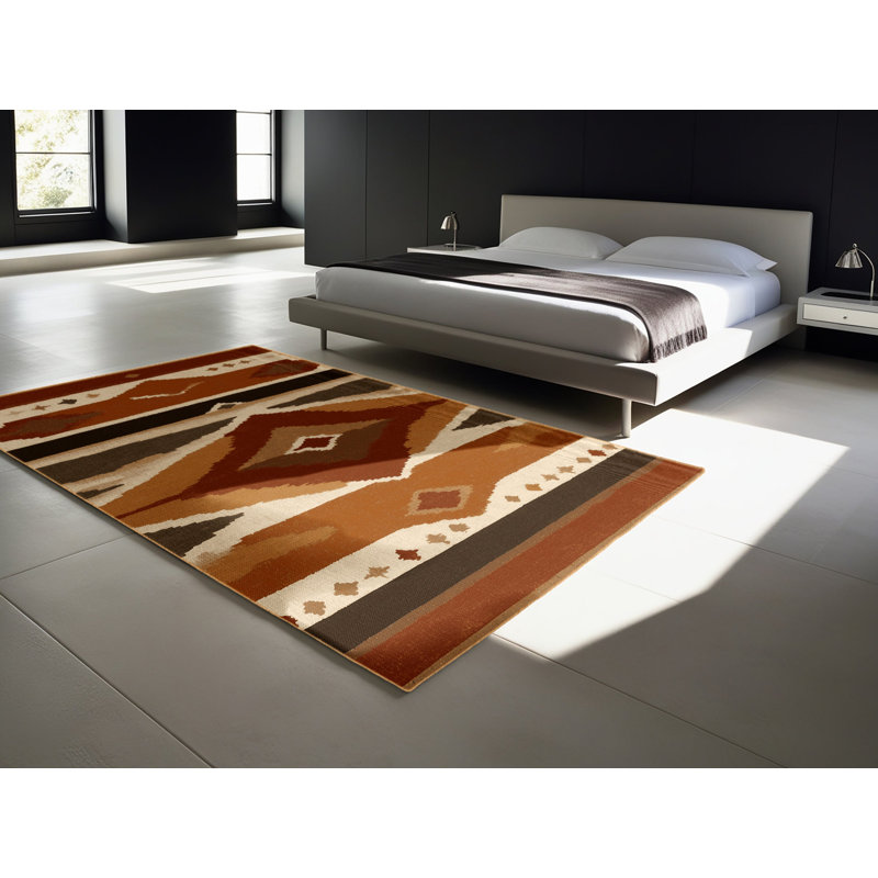 Copper Horizon Rug, Round 5'