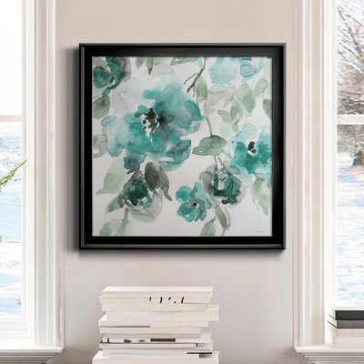 " Belle's Teal I " Painting Print
