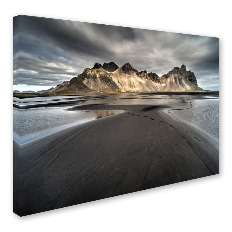 « islande 91 », reproduction de photo sur toile tendue, H 18 po x l 24 po