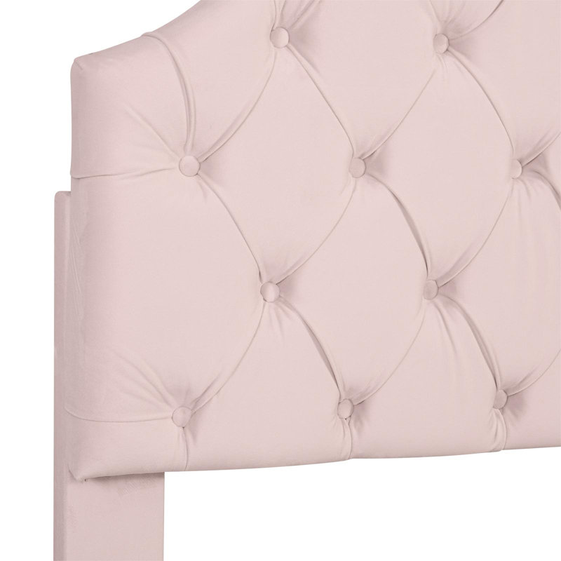 Nataly Upholstered UK Single - DE 90 X 190 Cm Bed, Pink