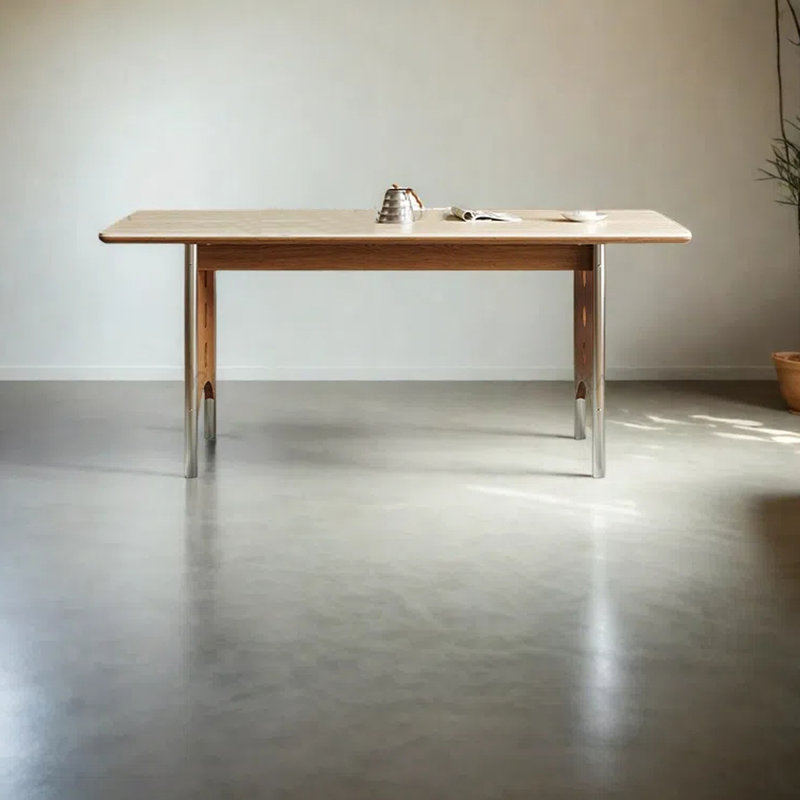Rectangular family dining table, 29.53"H x 70.87"L x 35.43"W