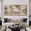 «Rustic Olive Courtyard Archway», impression sur toile encadrée, impression sur toile, 3 pièces-132210026-132210029