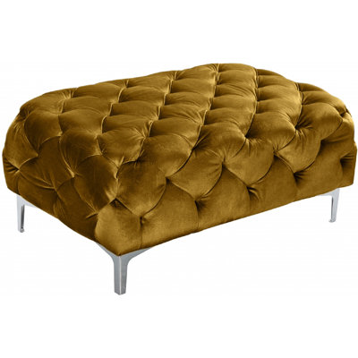 Crose 100cm Wide Tufted Rectangle Ottoman
