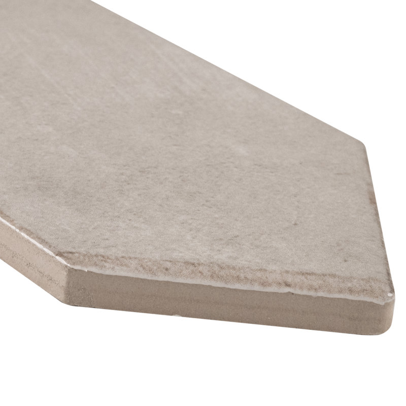 Renzo Sterling 2.5 in. x 13 in. Glossy Ceramic Picket Wall Tile, Plaza