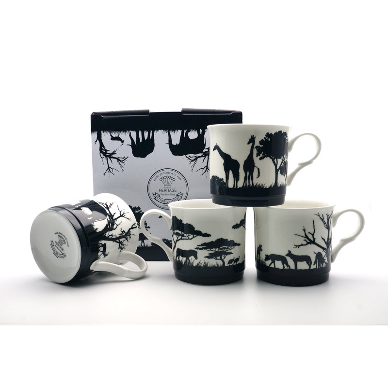 African Bone China Coffee Mug