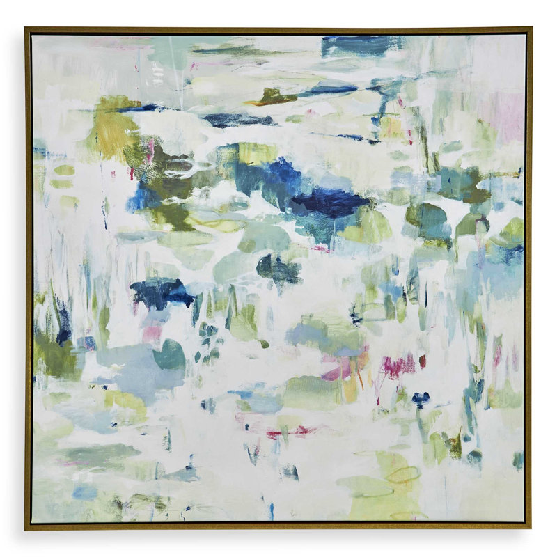  Abstract Reflections Framed Canvas