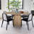  60" Solid Wood Round Pedestal Dining Table-97817446