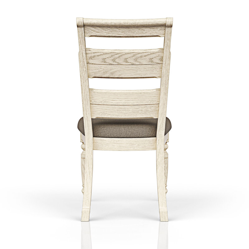 Ensemble de 2 chaises d'appoint en bois, Blanc
