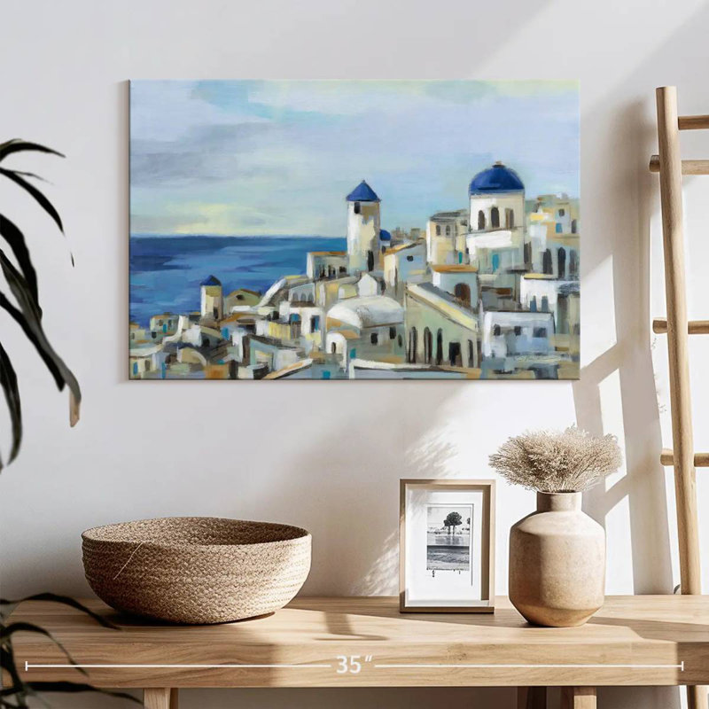 Ravi Santorini View I, 16" H x 24" W